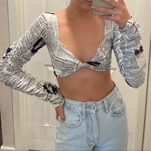 Newspaper print top